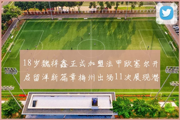 18岁魏祥鑫正式加盟法甲欧塞尔开启留洋新篇章梅州出场11次展现潜力